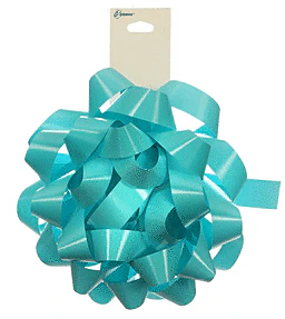 6" Splendorette Bow - Aqua