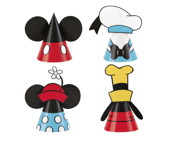 Disney Mickey Mouse Party Hats 8ct