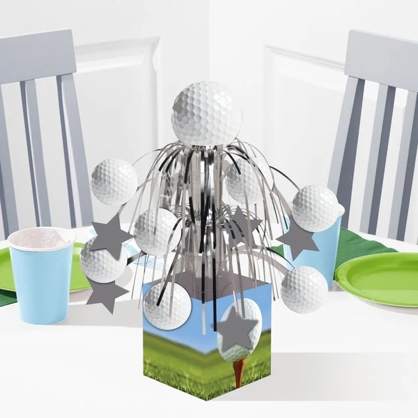 Sports Fanatic Golf Foil Cascade Centerpiece