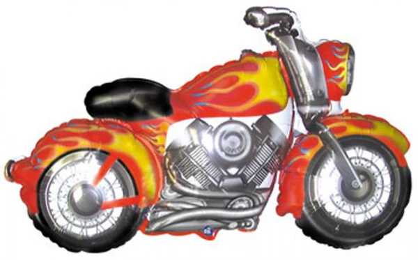 231 47" Snarly Motorcycle Foil Balloon