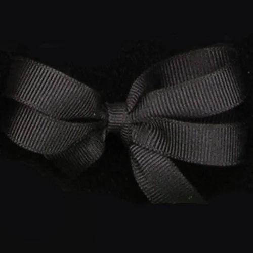 Black Woven Edge Grosgrain Craft Ribbon 1" x 88 Yards