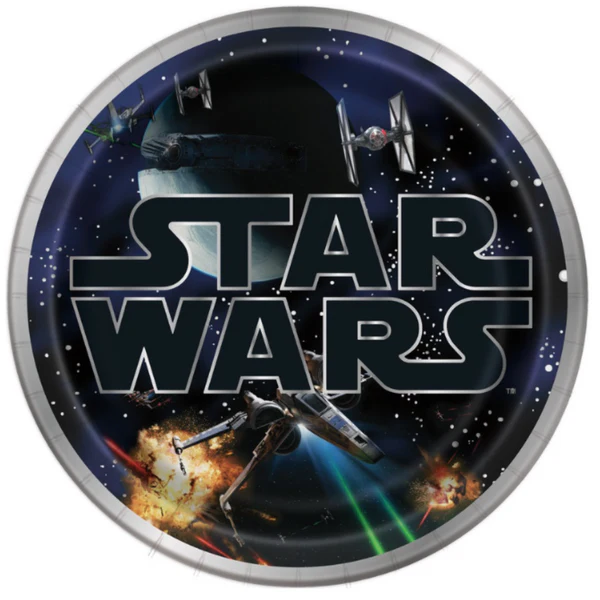 Star Wars Classic Round 9" Dinner Plates8ct