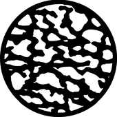 Wrinkles (Large) - Stock Gobo for Gobo Light Projectors - Choose your size!