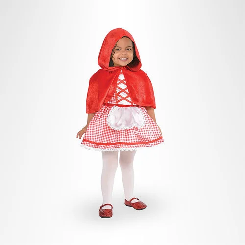 Girls Classic Red Riding Hood Hallween Costume - Large