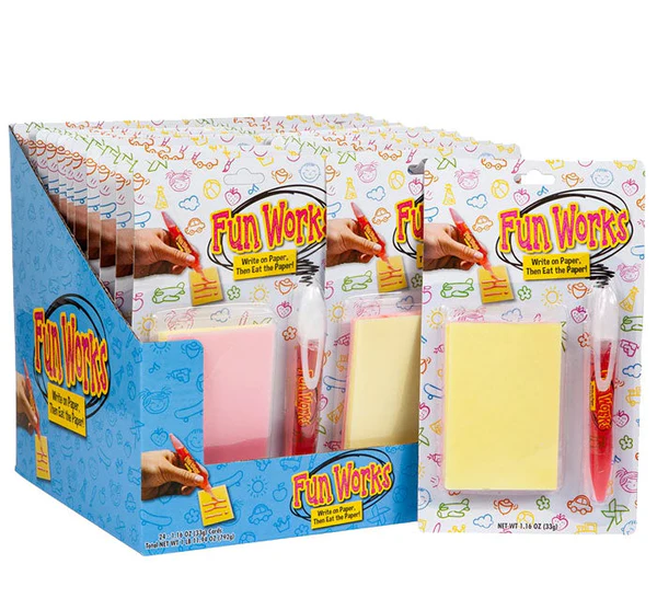 FUN FACTORY WRITE & EAT PAPER CANDY