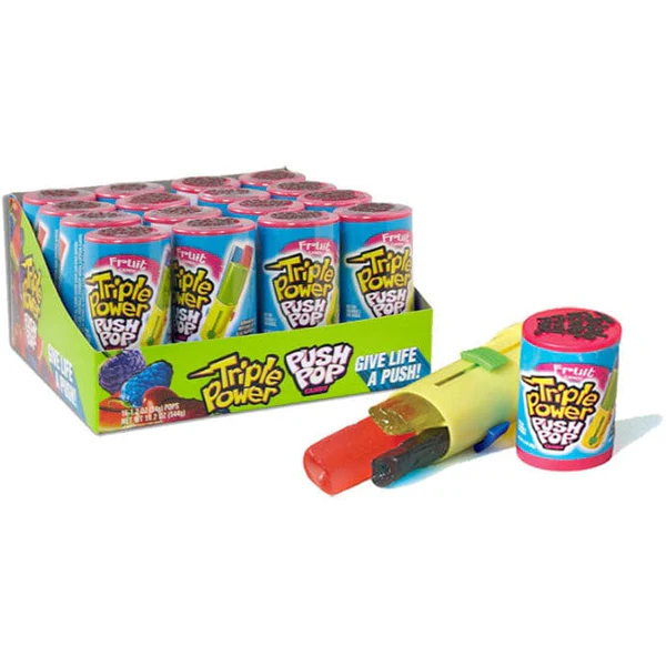 PUSH POPS - TRIPLE POWER - INDIVIDUALLY SOLD