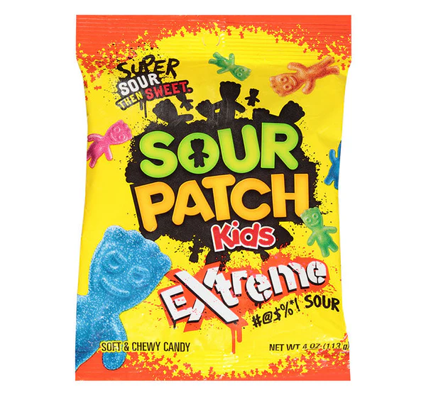 SOUR PATCH KIDS PEG BAG - EXTREME SOUR