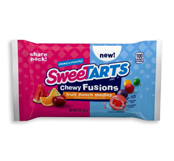 SWEETARTS CHEWY FUSIONS SHARE SIZE - FRUIT PUNCH