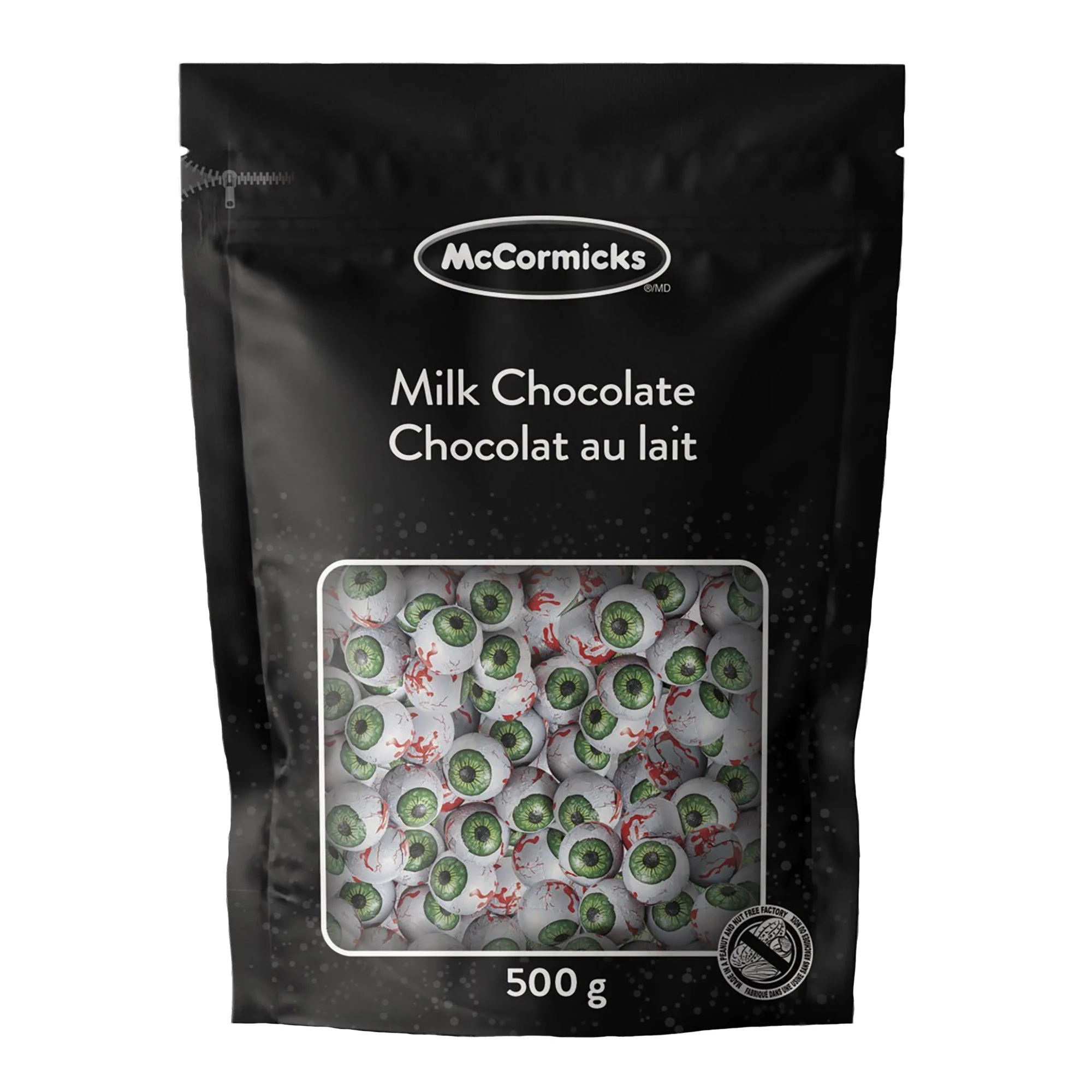 Halloween Eyeballs Milk Chocolate, 500g, 1 Count