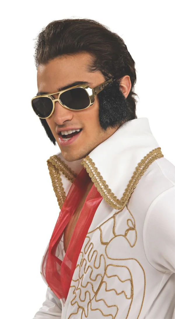 Adult Elvis Presley Glasses with Sideburns
