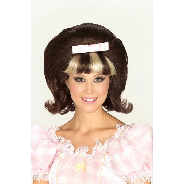 60’s Princess Wig Brown/Blonde