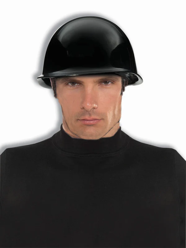 BAD BIKER HELMET-BLACK