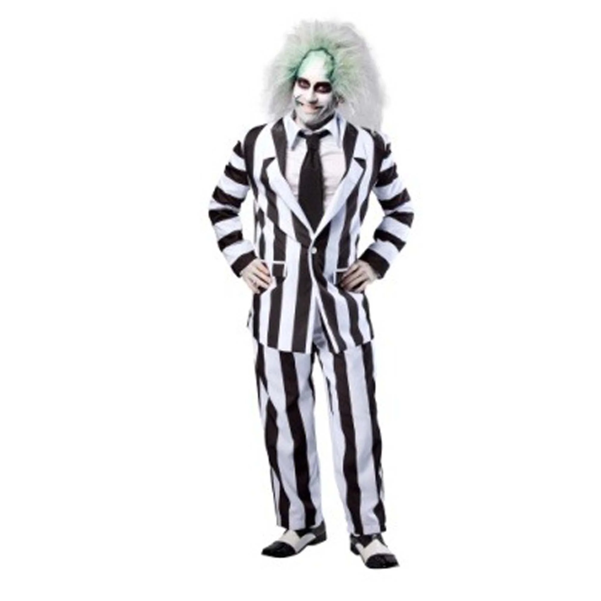 Beetlejuice Grand Heritage Costume for Adults, Striped Jacket and Pants