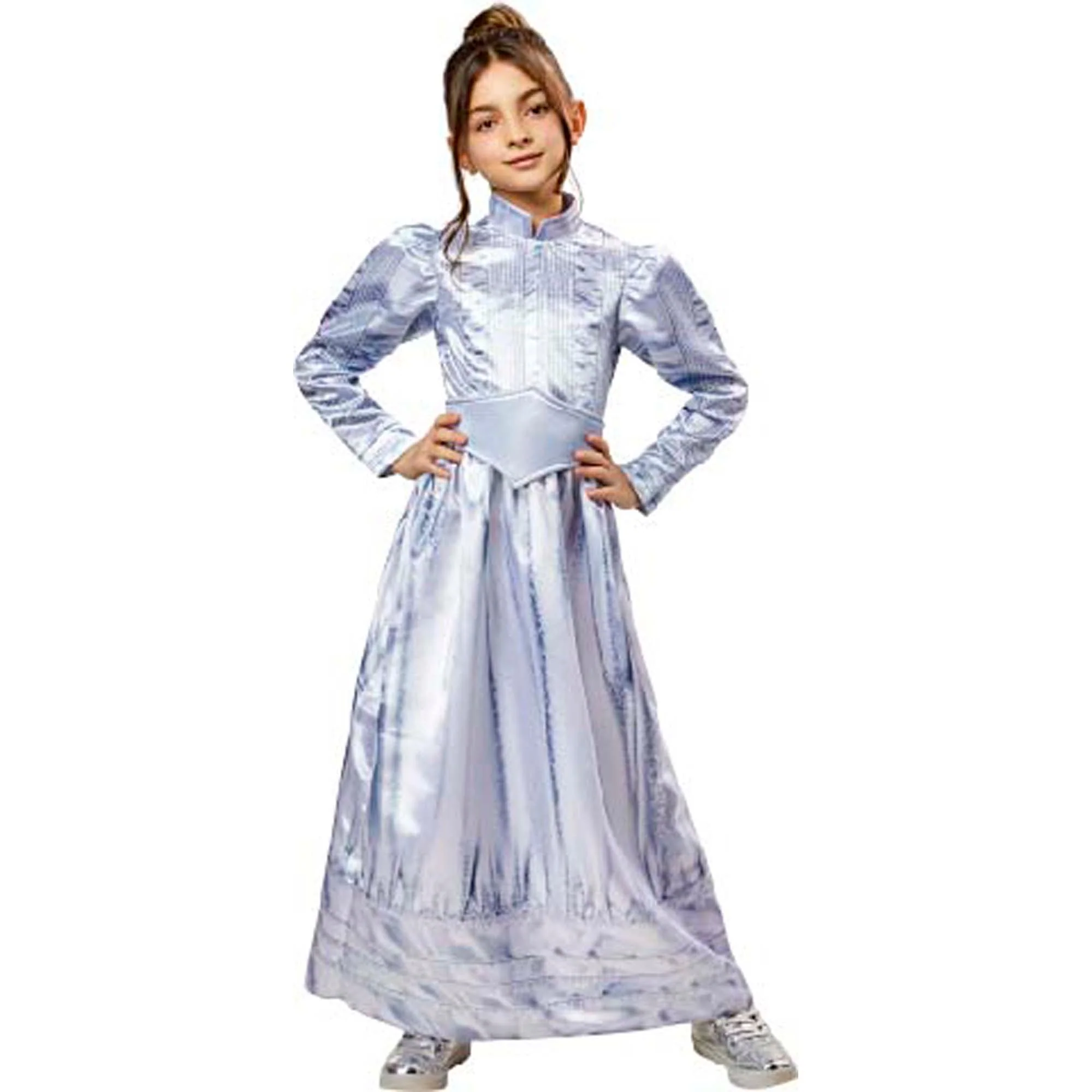 Beetlejuice 2 Astrid Costume for Kids, Silver Dress