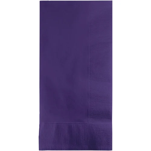 2-Ply Disposable Party Dinner Napkins - 8" - Purple - Club Pack of 600