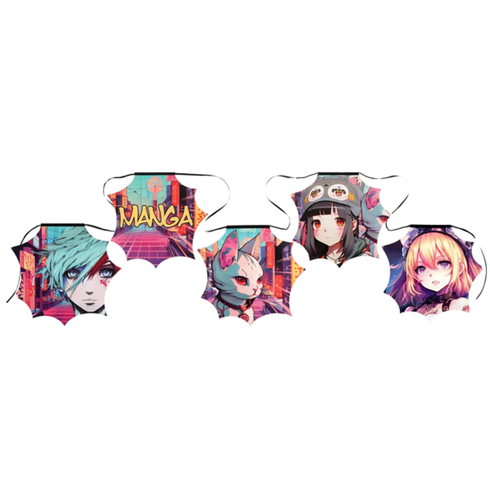 Manga Paper Banner, 197 Inches, 1 Count