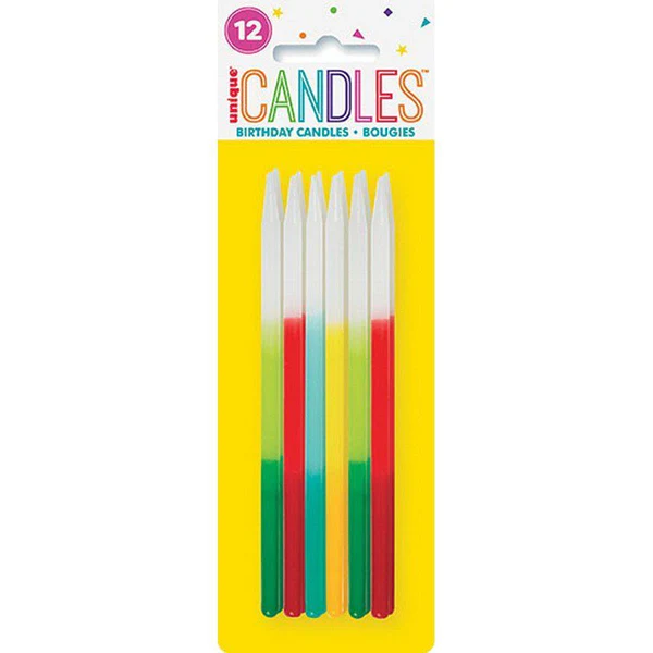 Ombre Birthday Candles