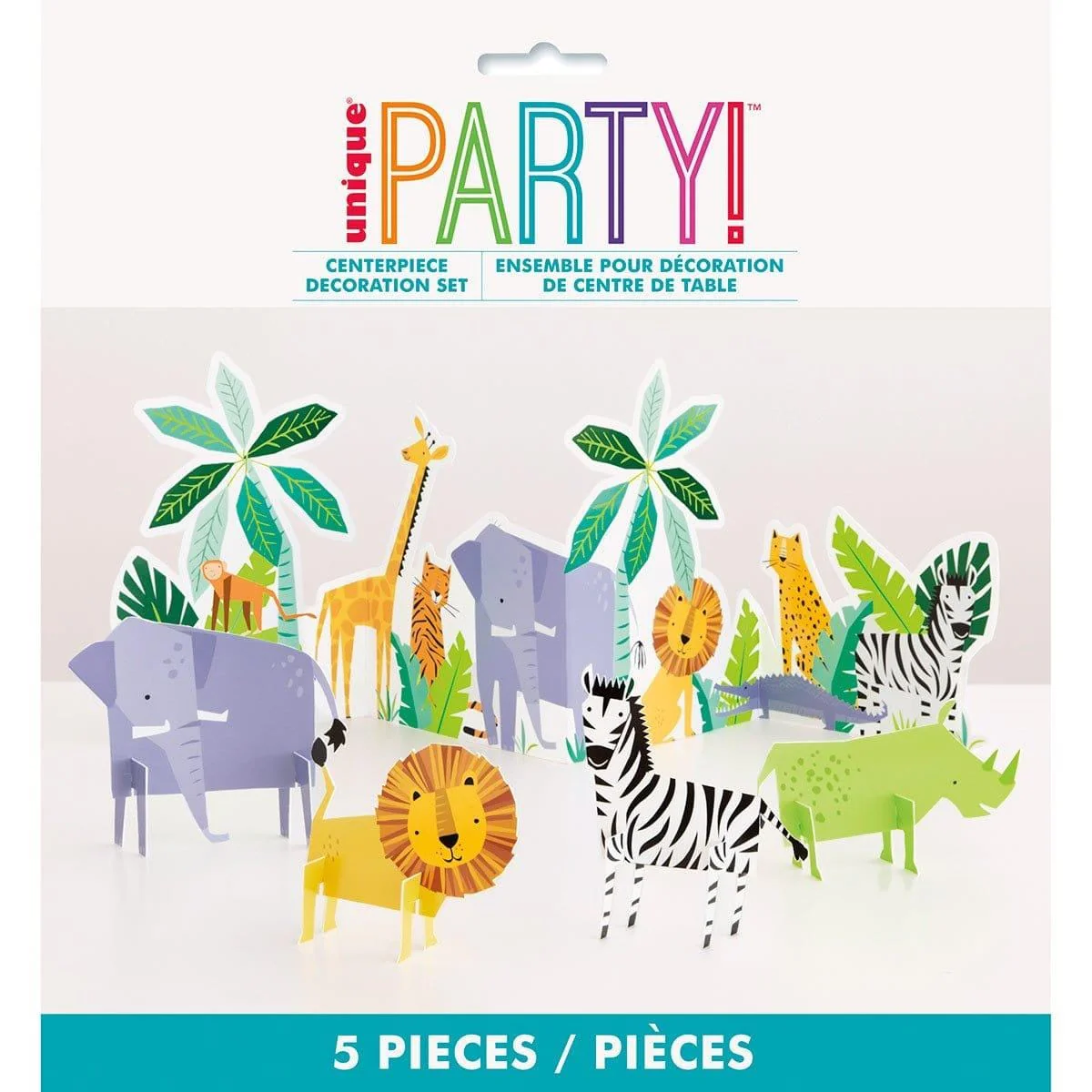 Safari Animals Table Decorating Kit