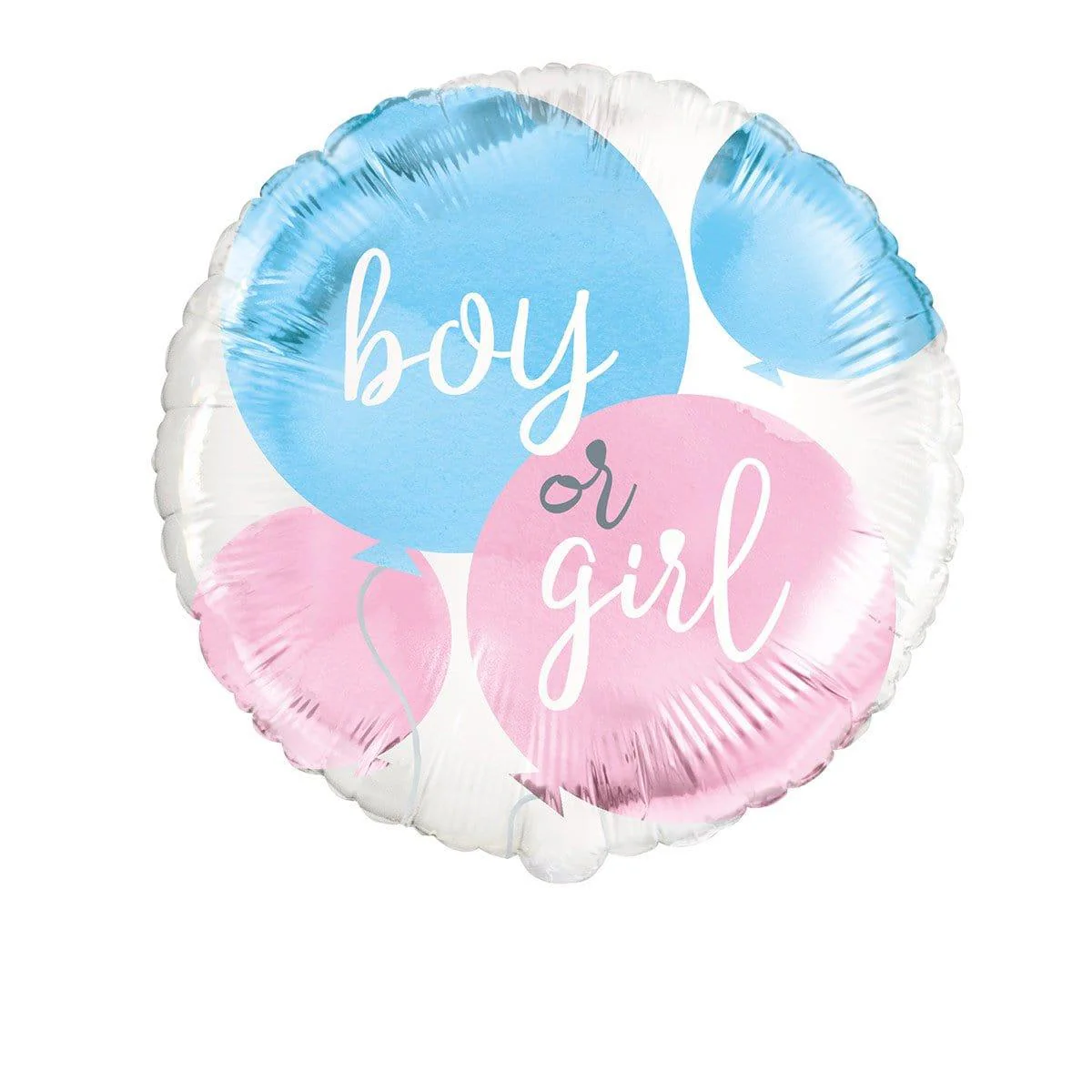 Gender Reveal Party Foil Balloon, 18 Inches