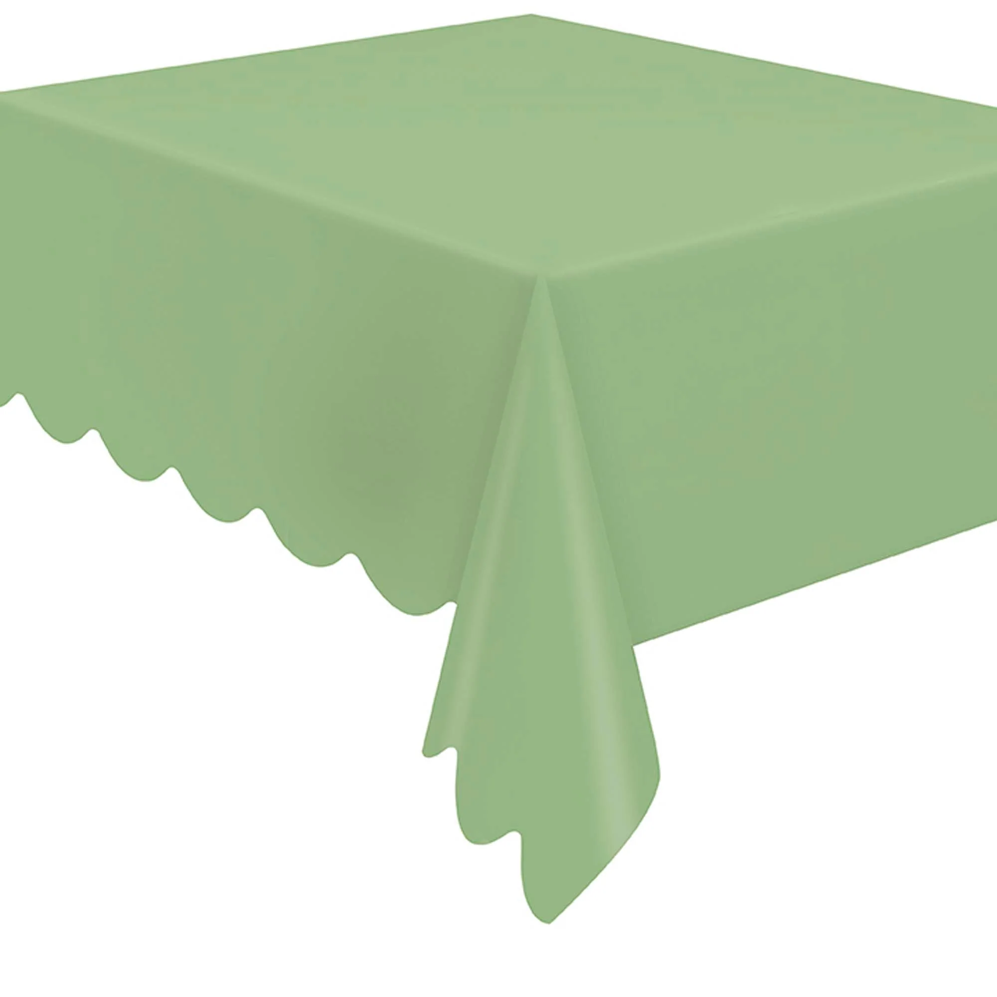 Dainty Easter Green Paper Tablecover, 54 X 80 Inches, 1 Count