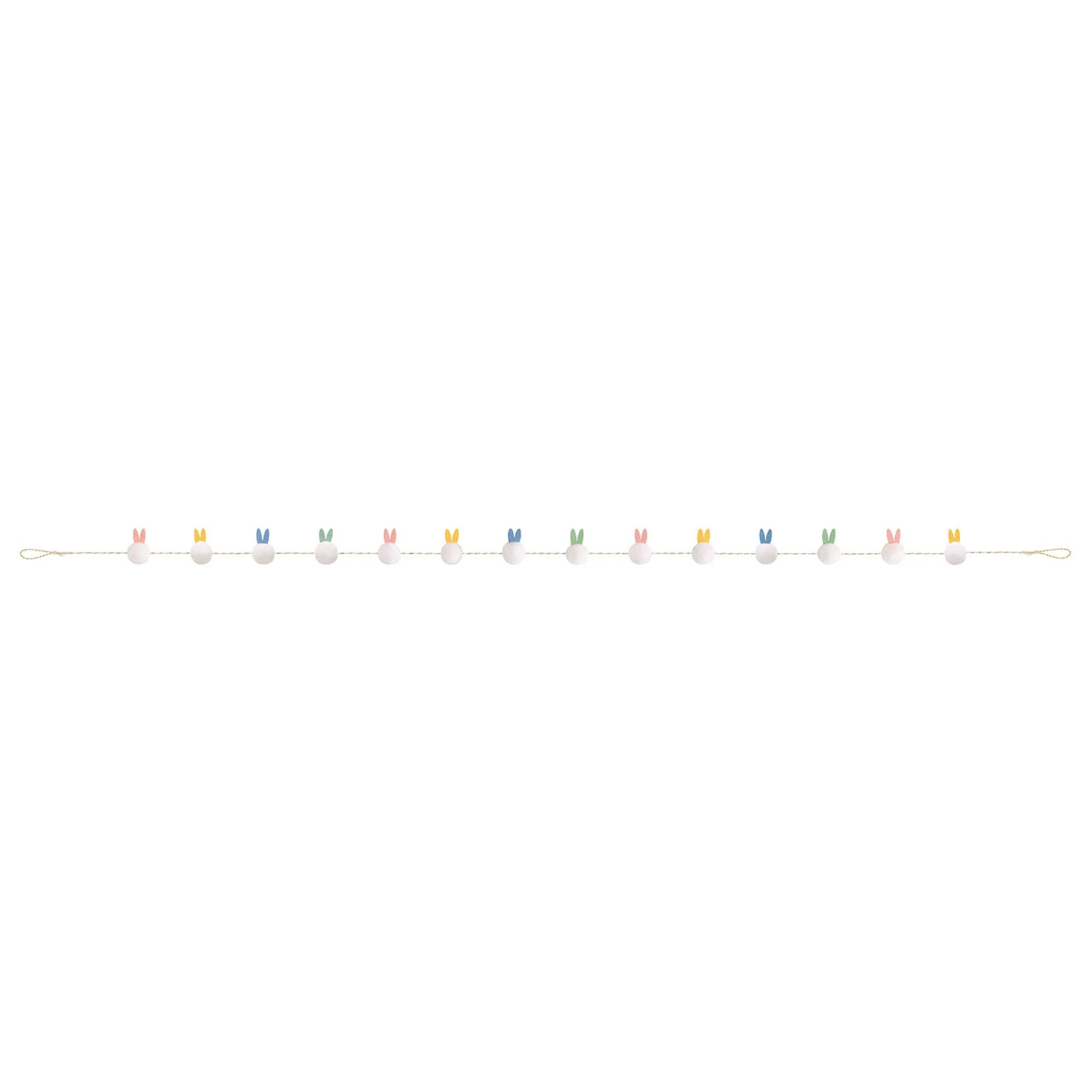 Dainty Easter Pompoms Garland, 1 Count