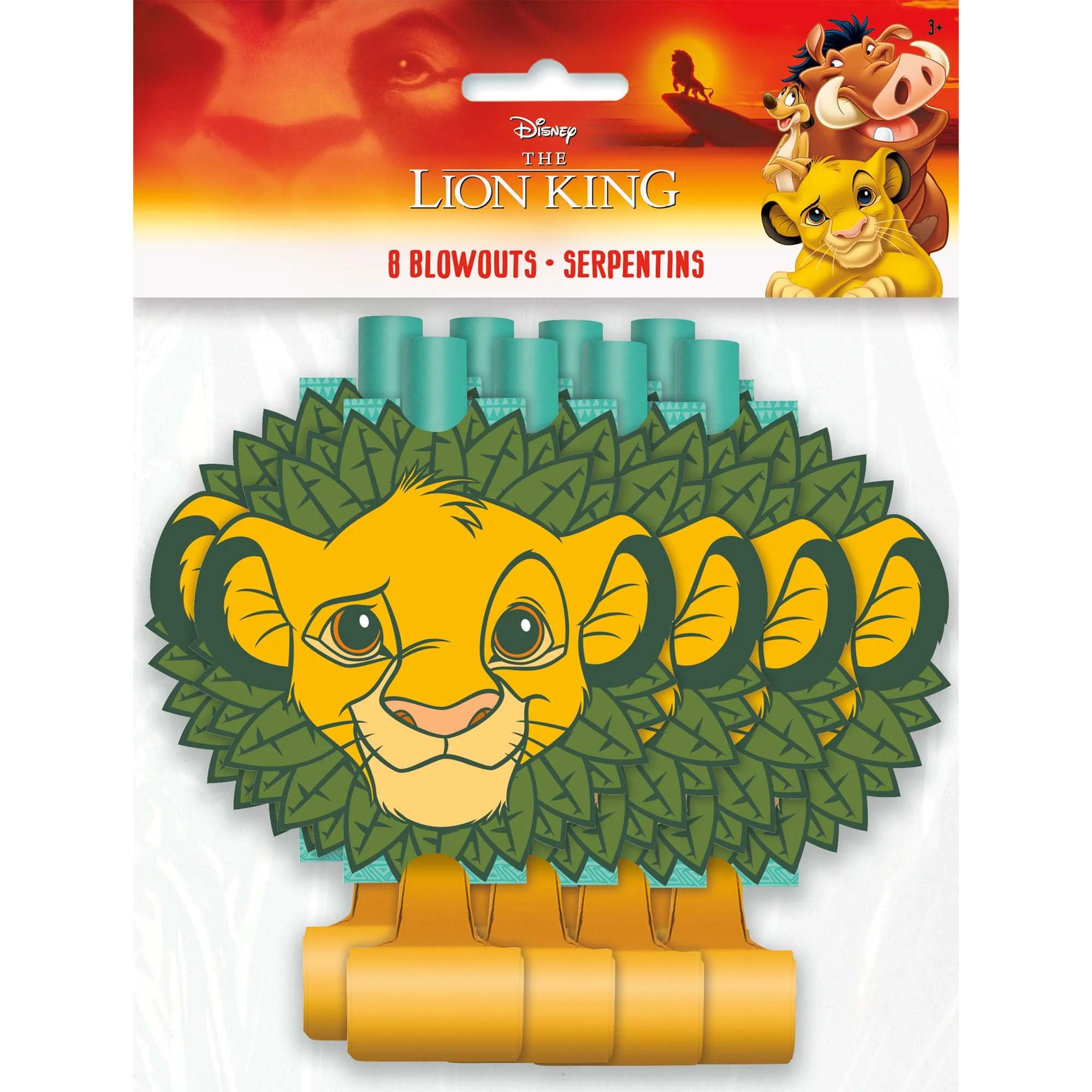Disney Lion King Blowouts, 8 Count