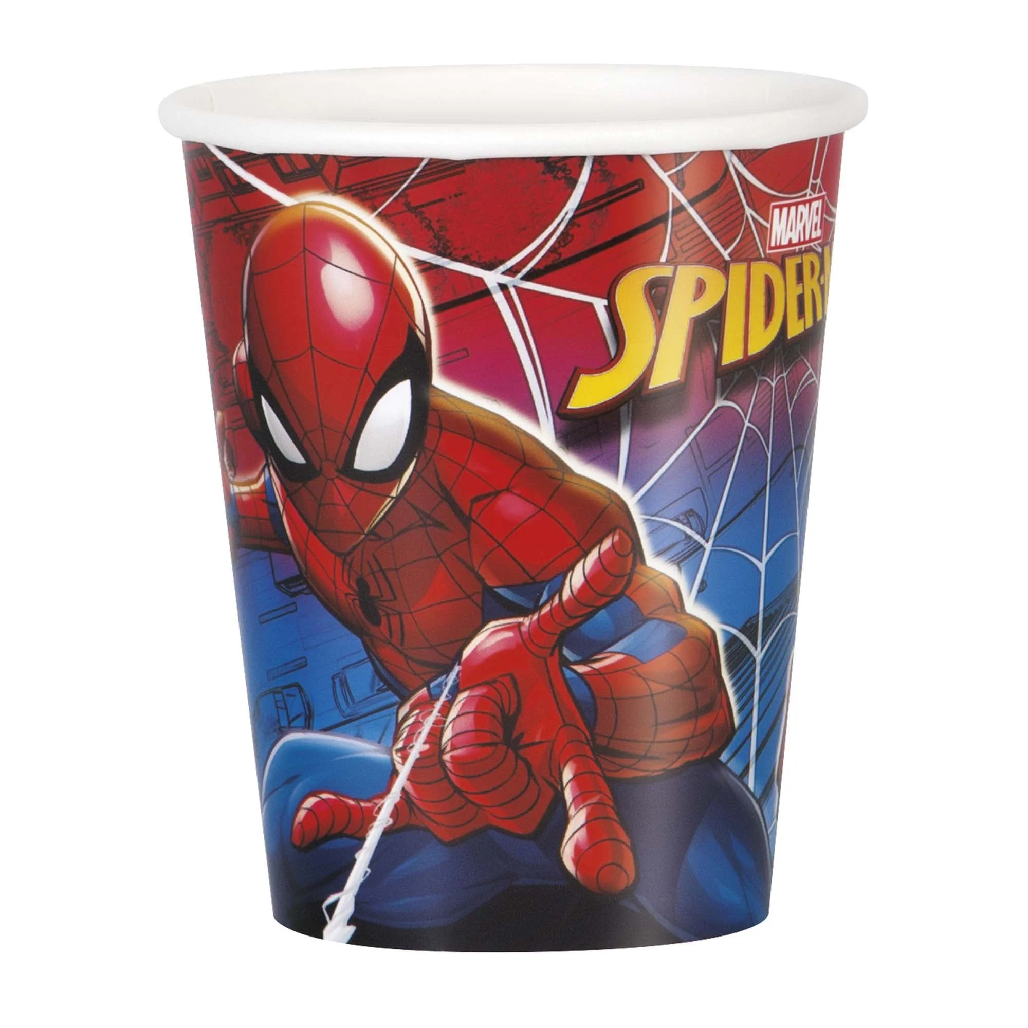 Marvel Spider-Man Birthday Party Paper Cups, 9 Oz, 8 Count