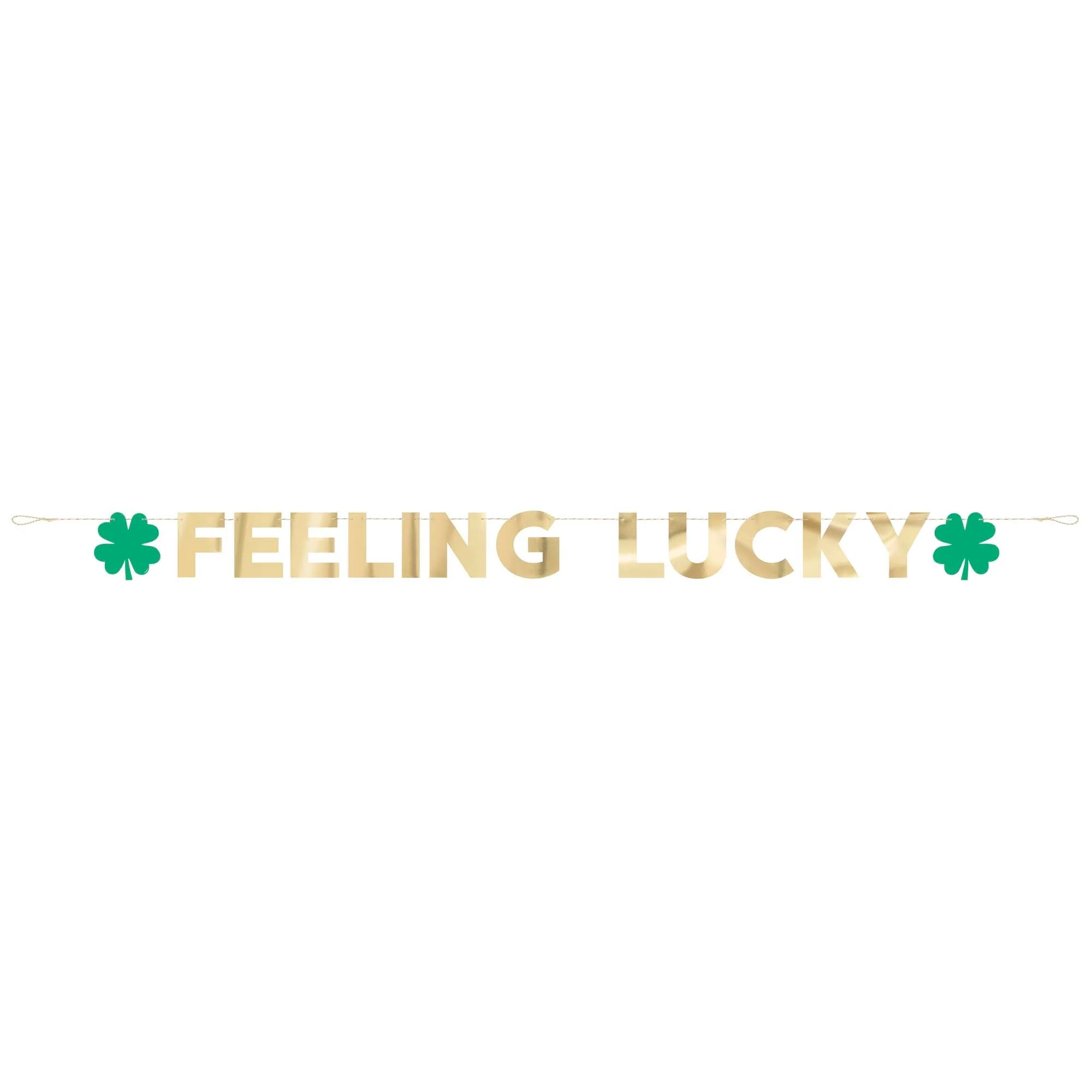Charming Shamrock "Feeling Lucky" Garland, 1 Count