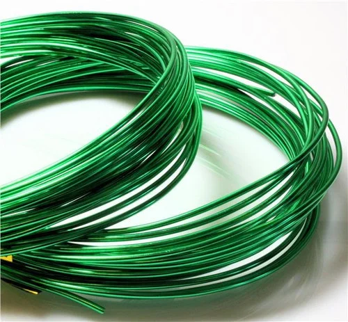 4mm Forest Colored Designer Aluminum Wire- Approximately 15 Yards